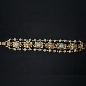 #27 Vintage Goldette Victorian Revival Bracelet